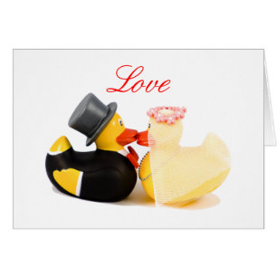 Cartão Patos caseiros