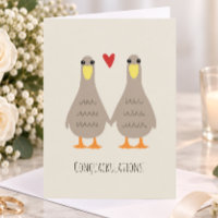 Patos de Amor Parabéns Casamento Noivas Parabéns