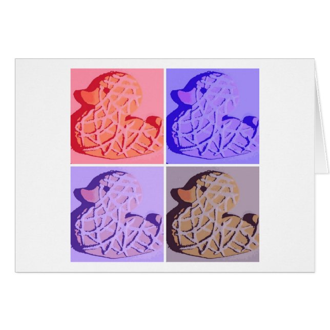 Cartão Patos de borracha (Frente Horizontal)