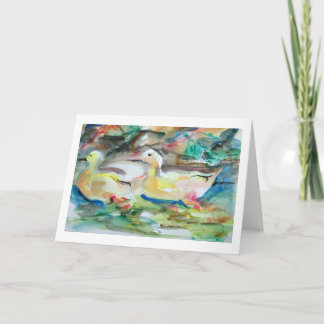 Cartão Patos de Boston