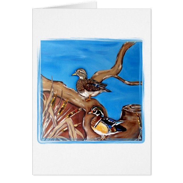 CARTÃO PATOS DE MADEIRA (Frente)