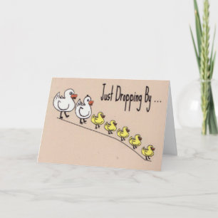 Cartão Patos pensando em você