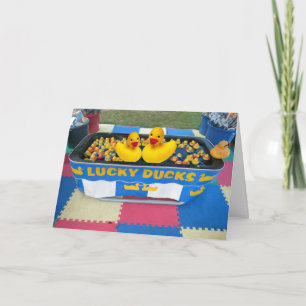 Cartão Patos Sortudos