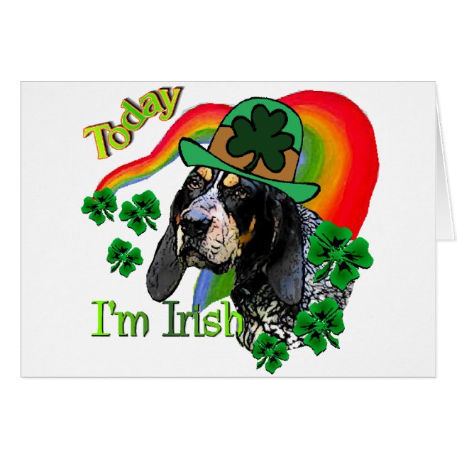 Cartão Patricks de Conhound Bluetick (Frente Horizontal)