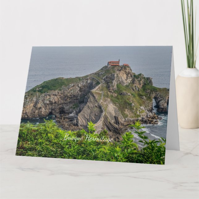 Cartão Patrimônio Basco, San Juan de Gaztelugatxe (Frente)