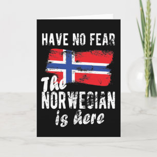 Cartão Patrimônio Norueguês Noruega Raízes Norueguesas