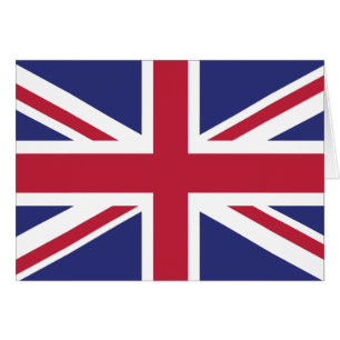 Cartão Patriotic United Kingdom Flag