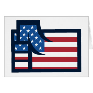 Cartão Patriótico Americano