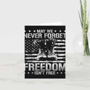 Cartão Patriótico Vietnã Liberdade Veterana Dotada Vetera