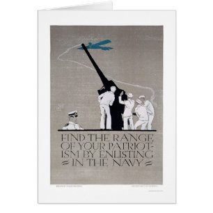 Cartão Patriotismo da mostra - recrute o marinho