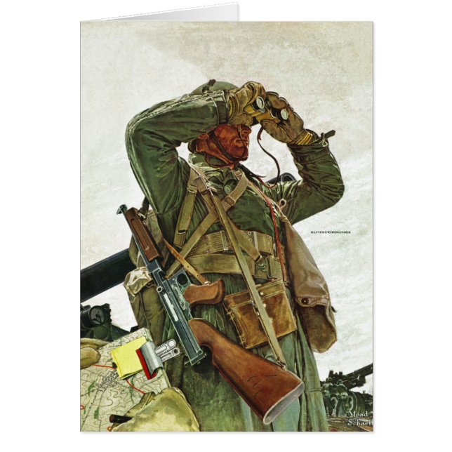 Cartão Patrulha do tanque (Frente)