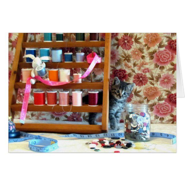 Cartão Patton - Sew Sew bom (Frente Horizontal)