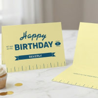 Pau de Manteiga Personalizado Amarelo Diversão de