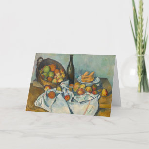 Cartão Paul Cezanne - A Cesta de Maçãs