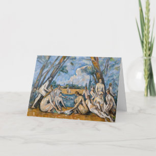 Cartão Paul Cezanne - As Grandes Banhistas