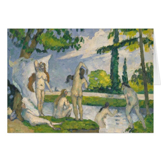 Cartão Paul Cezanne| Bathers (Frente Horizontal)