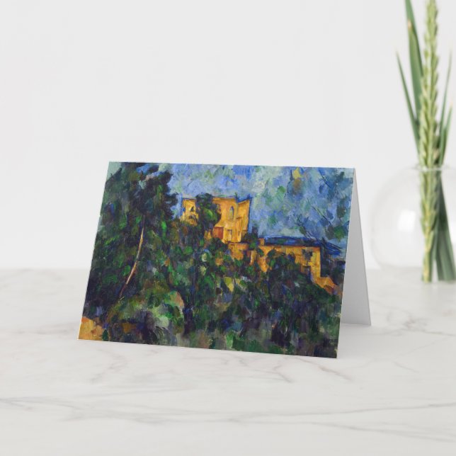 Cartão Paul Cezanne - Castelo Negro (Frente)
