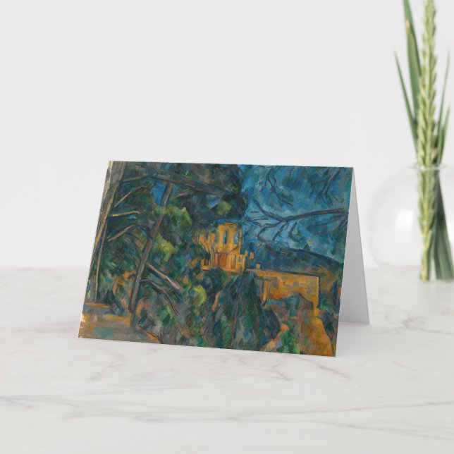 Cartão Paul Cezanne - Chateau Noir (Frente)