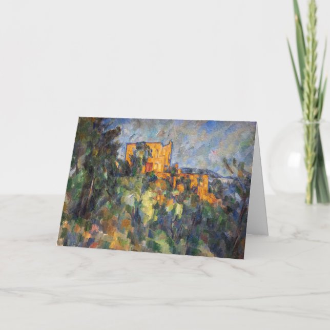 Cartão Paul Cezanne - Chateau Noir (Frente)