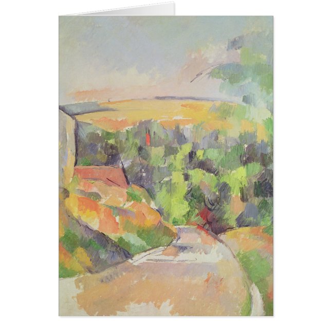 Cartão Paul Cezanne | Estrada 1900-1906 (Frente)