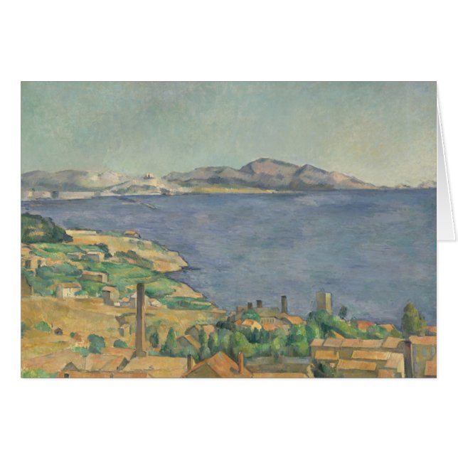 Cartão Paul Cezanne | Golfo de Marselha visto de L' (Frente Horizontal)