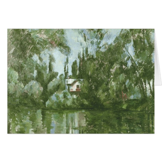 Cartão Paul Cezanne | House on the Banks of Marne, 18 (Frente Horizontal)