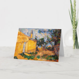 Cartão Paul Cezanne - Le Cabanon de Jourdan