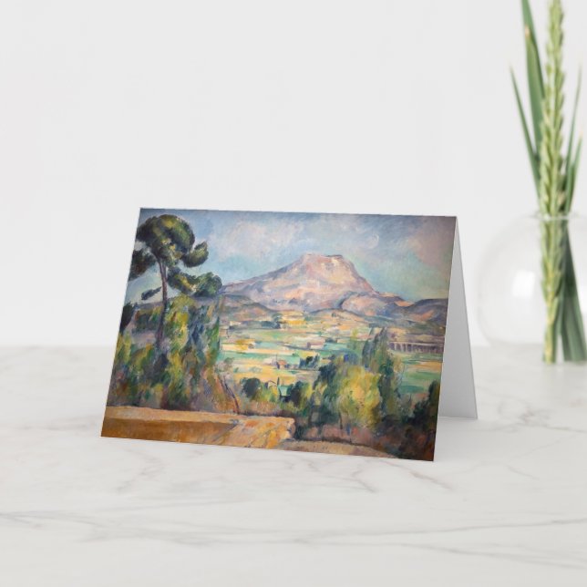 Cartão Paul Cezanne - Mont Sainte-Victoire (Frente)
