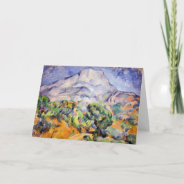 Cartão Paul Cezanne - Mont Sainte-Victoire, Tholonet Road