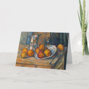 Cartão Paul Cezanne - Natureza Morta com Jarro de Leite e