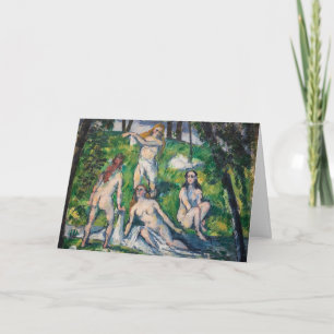 Cartão Paul Cezanne - Quatro Bathers