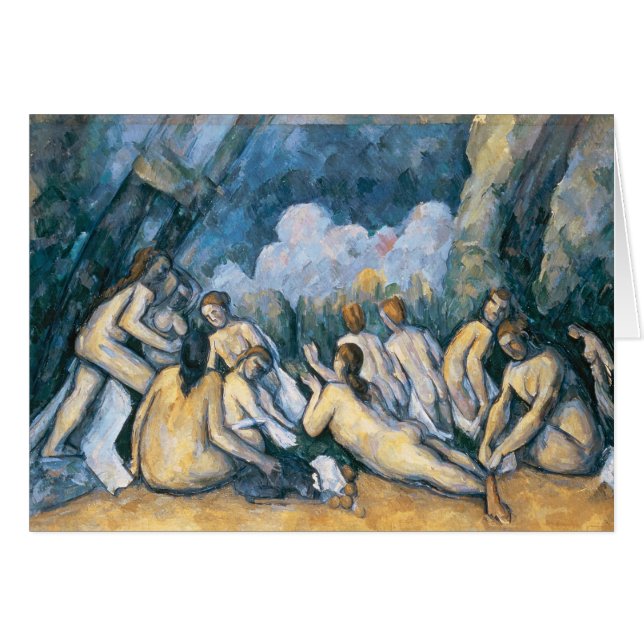 Cartão Paul Cezanne | The Large Bathers, c.1900-05 (Frente Horizontal)