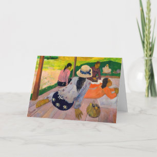 Cartão Paul Gauguin - A Sesta