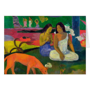 Cartão Paul Gauguin Arearea, 1892