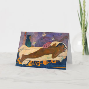 Cartão Paul Gauguin - Espírito dos Mortos Vigia
