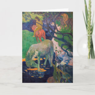 Cartão Paul Gauguin - O Cavalo Branco