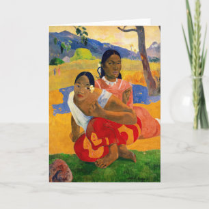 Cartão Paul Gauguin - Quando Você Irá se Casar?