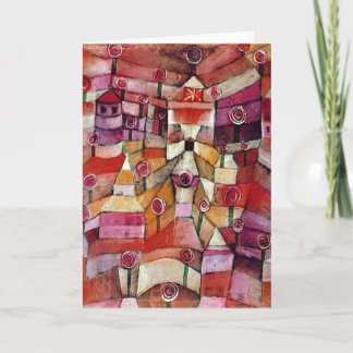 Cartão Paul Klee - Jardim de Rosas