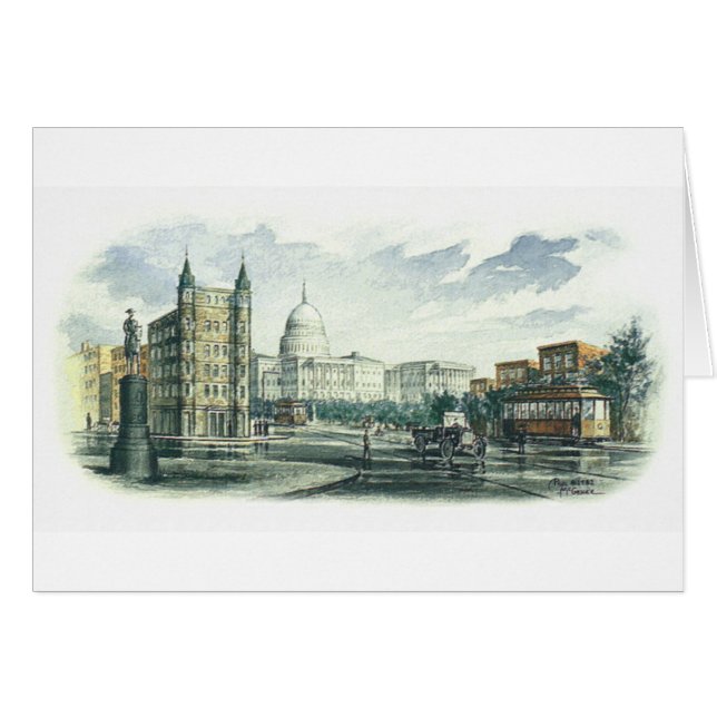 Cartão Paul McGehee da "Avenida Pensilvânia" (Frente horizontal)