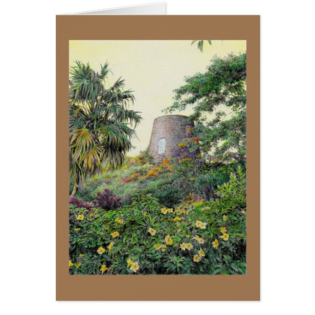 Cartão Paul McGehee "Nevis - Ouro brilho" (Frente)