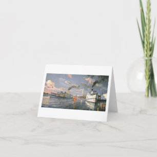 Cartão Paul McGehee "Steamboats of the Potomac" Card