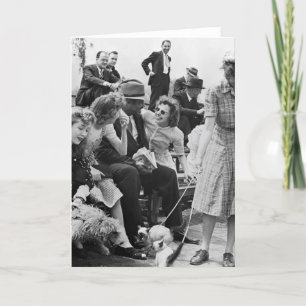 Cartão Paul Robeson e Amigos, anos 40