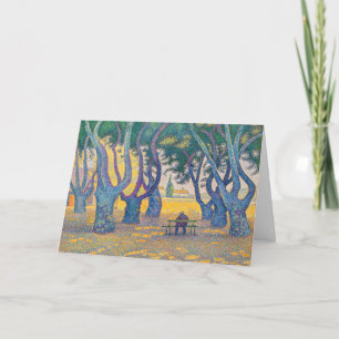 Cartão Paul Signac - Place des Lices, Saint-Tropez