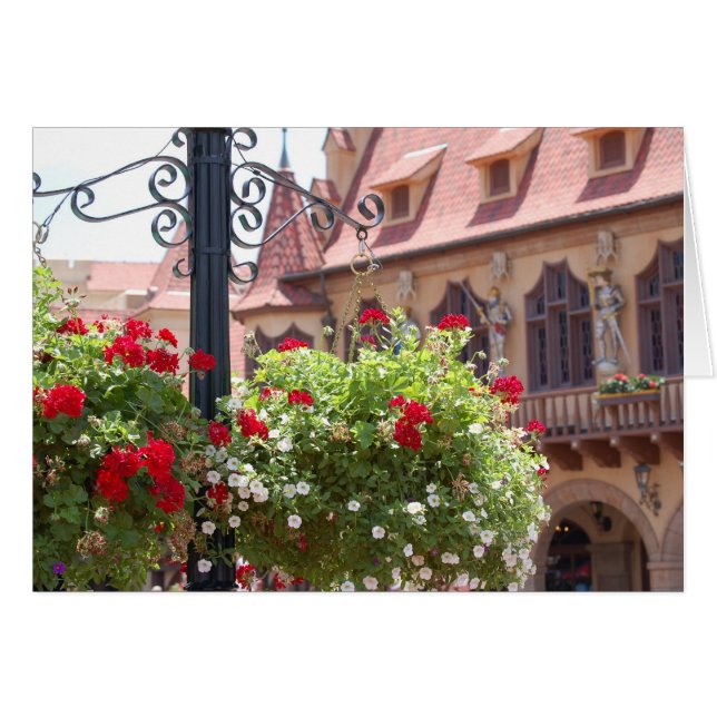 Cartão Pavilhão da Alemanha em Epcot (Frente Horizontal)