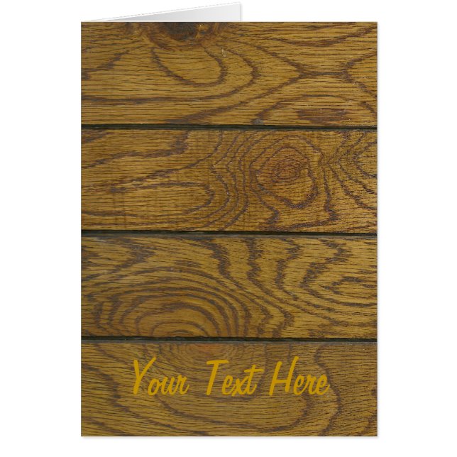 Cartão Pavimento de Madeira (Frente)