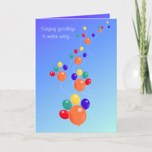 Cartão Paw-shaped up up&away balloon bouquet pet sympathy