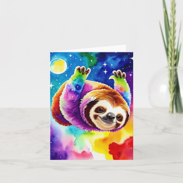 Cartão Paws III Animais Espaciais (Frente)