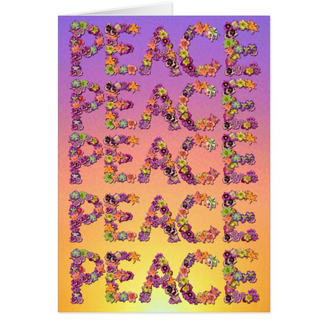 Cartão Paz (Frente)