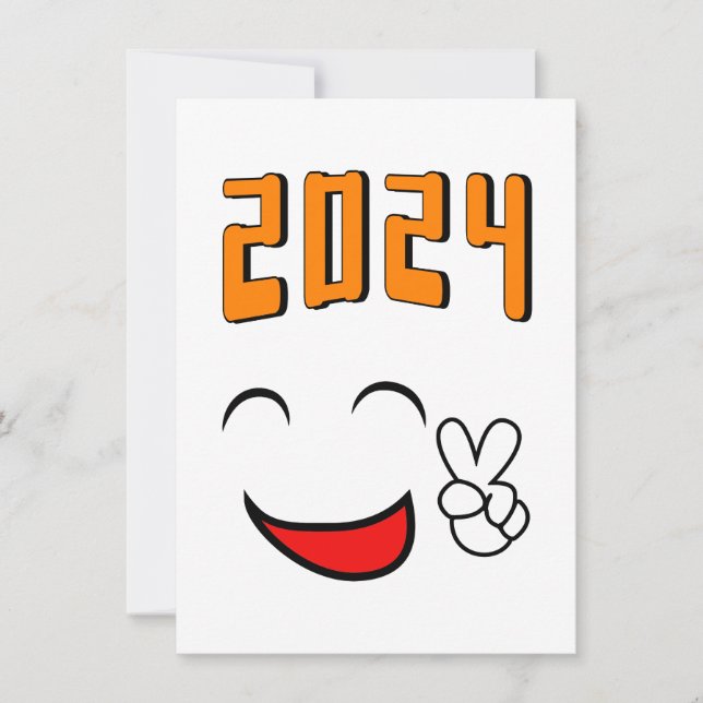 Cartão Paz 2024 Amor (Frente)