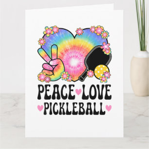 Cartão Paz Amor Pickleball